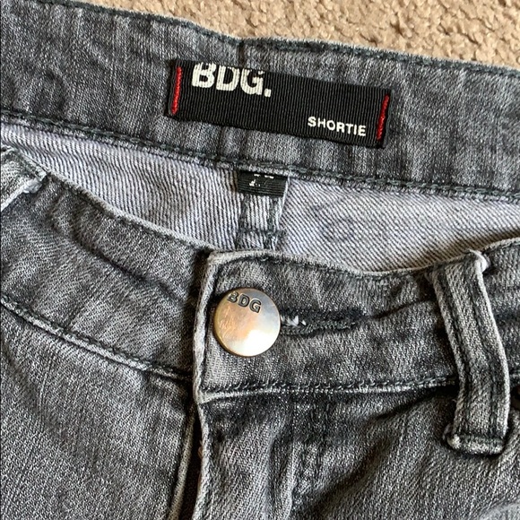 BDG Gray Denim Shortie - Picture 3 of 3